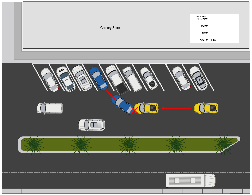 Example Image: Accident Reconstruction - Grocery Store