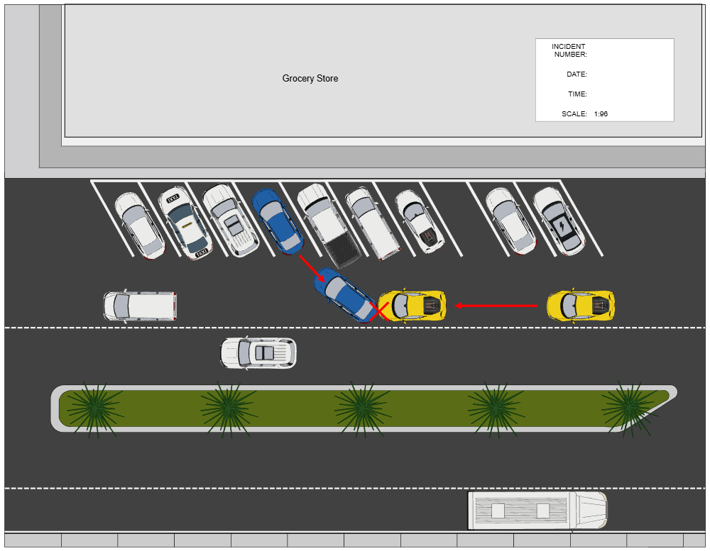 Example Image: Accident Reconstruction - Grocery Store