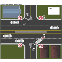 Crossing Road Accident Reconstruction