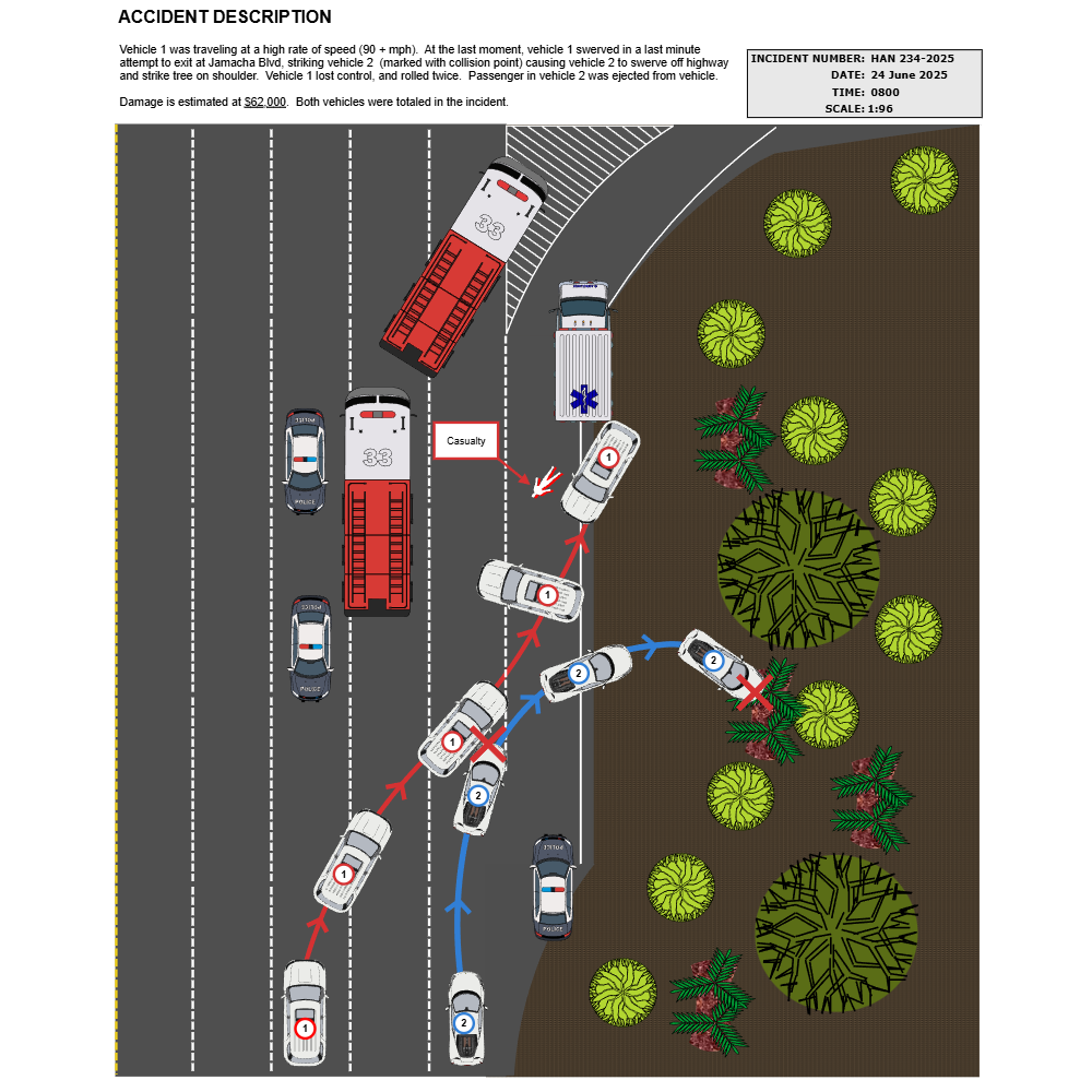 Example Image: Freeway Accident Reconstruction