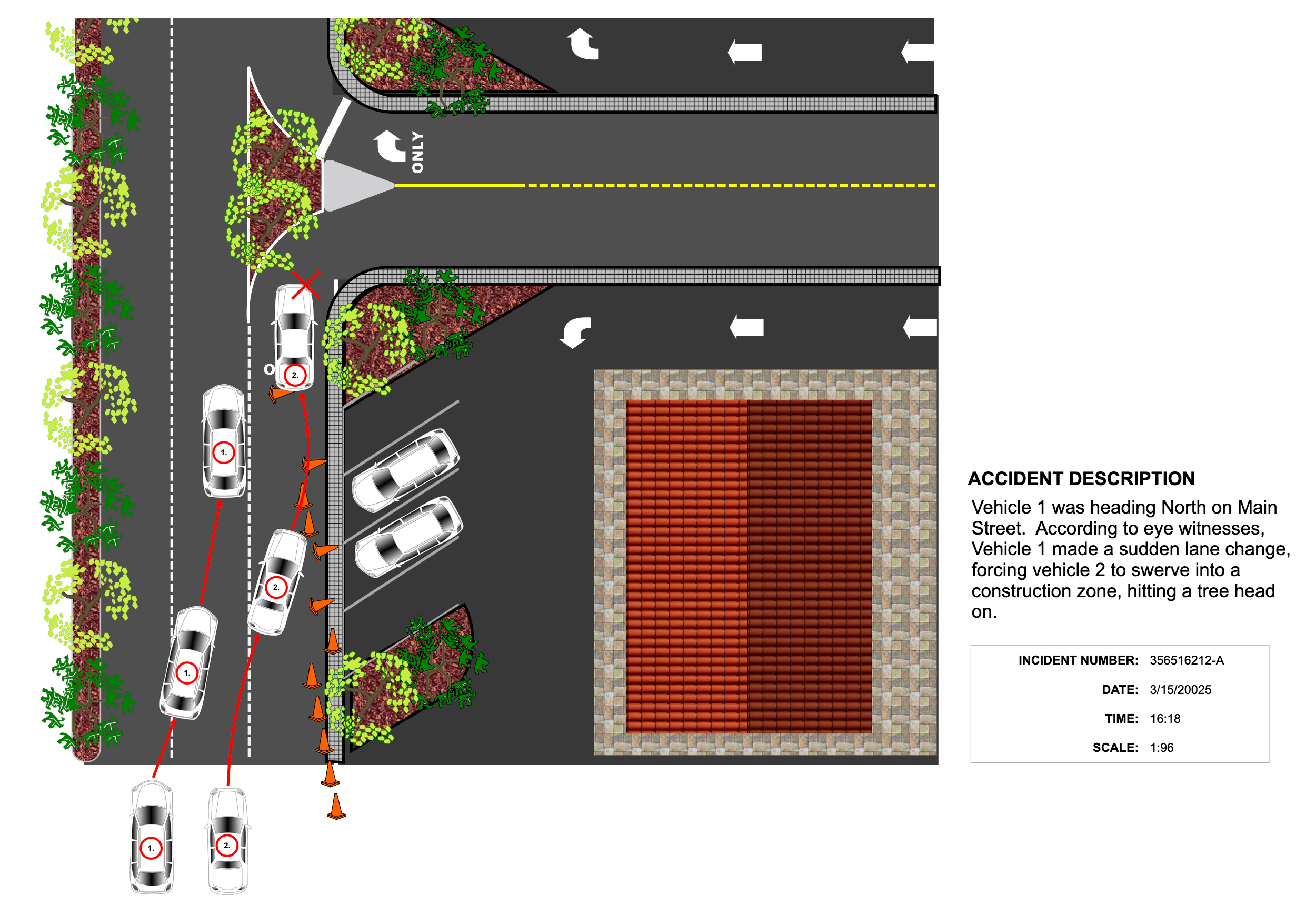 Car crash example