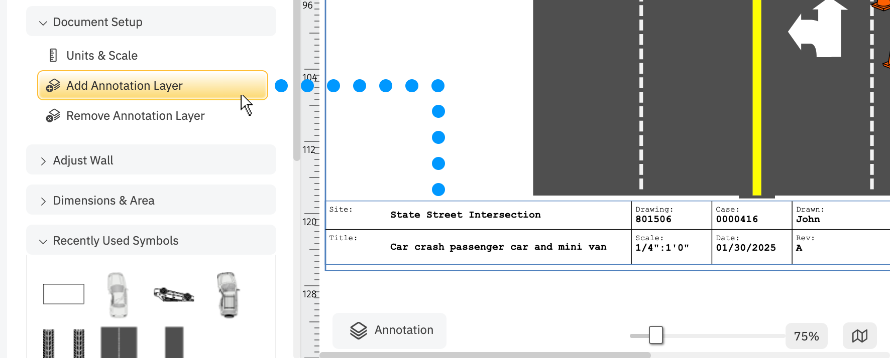 Add annotation layer to your diagram