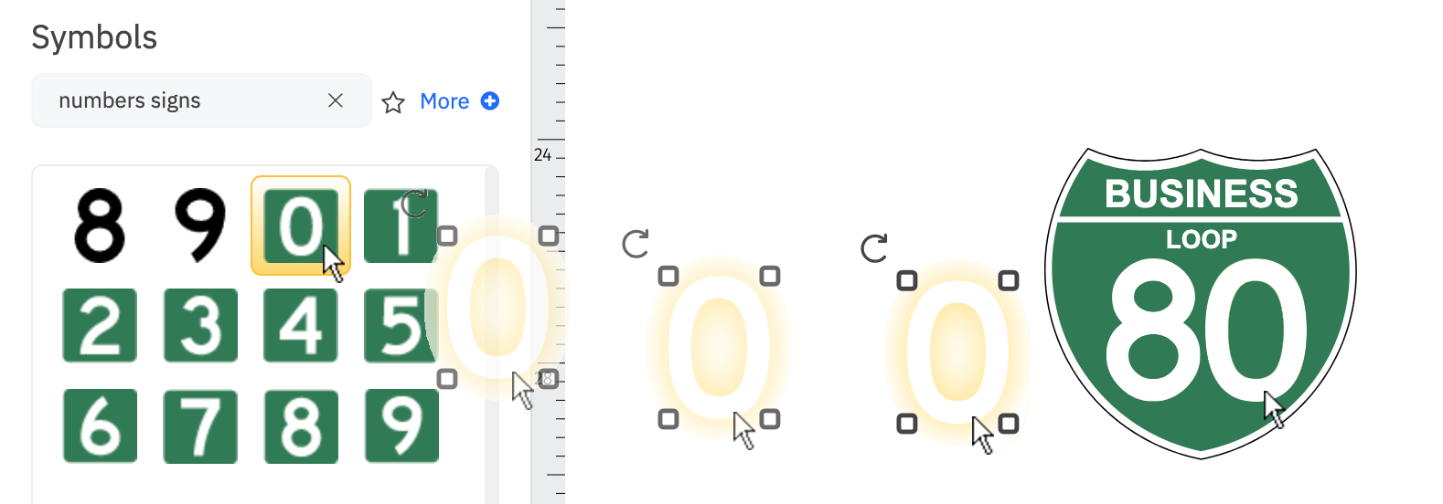 Customizable highway sign