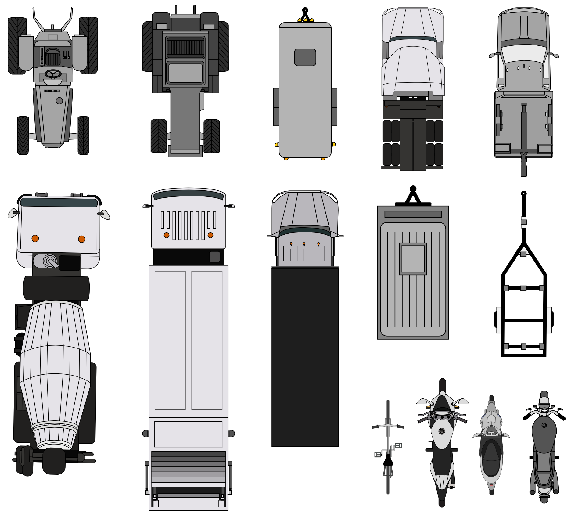 Vehicle symbol libraries