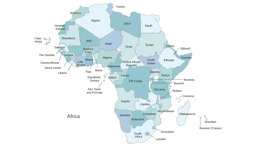 Example Image: Africa Map