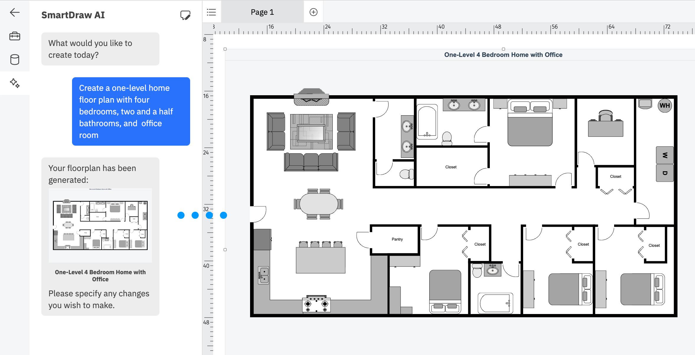 Generate floor plans from AI