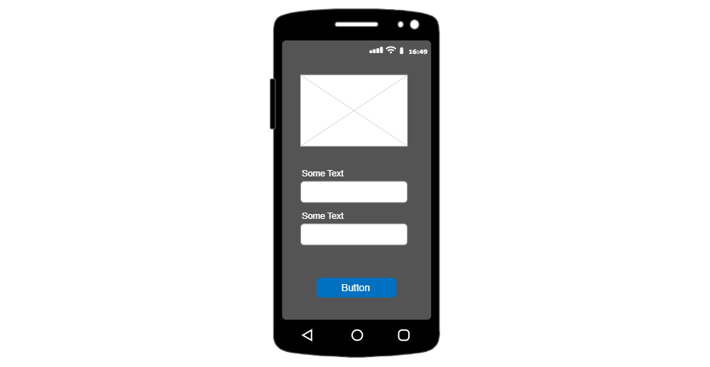 Example Image: Android - Login - 1