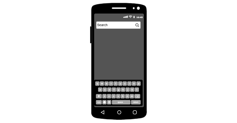 Example Image: Android - Search