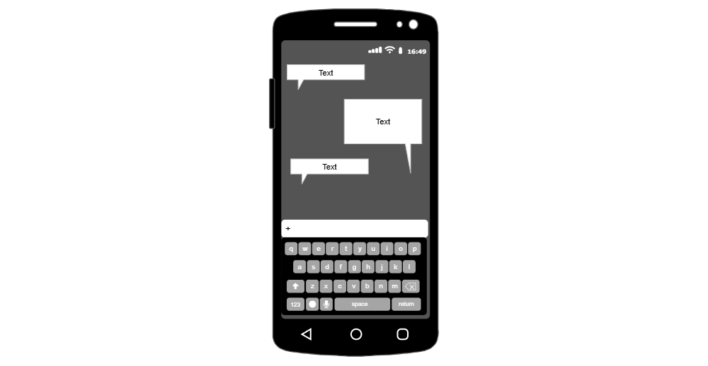 Example Image: Android - Text - Screen