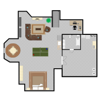 Basement Living Room