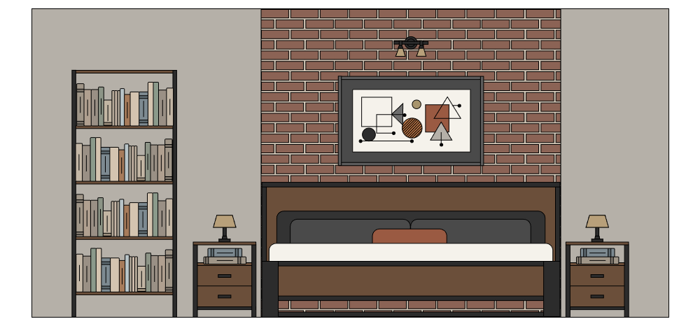 Example Image: Industrial Style Bedroom Design