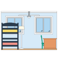 Kid's Bedroom Elevation