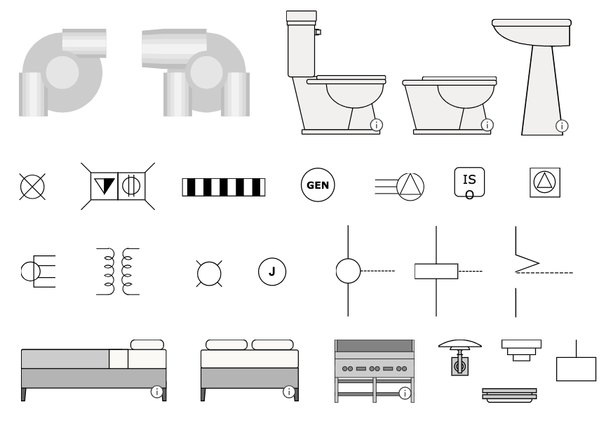 Architectural symbols