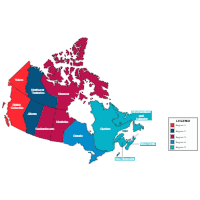 Canadian Territory Map