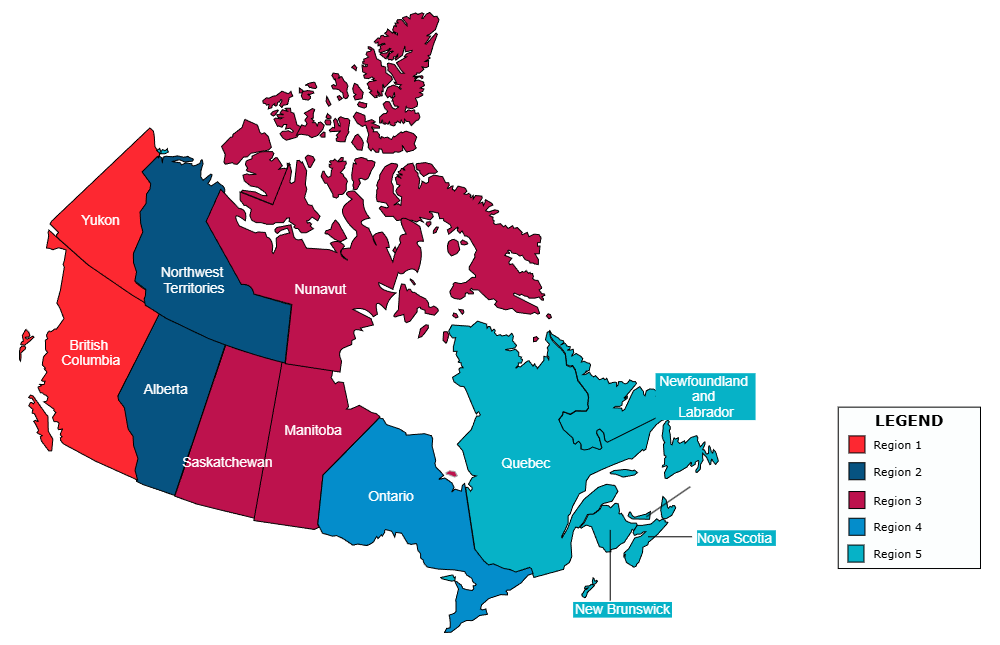 Example Image: Canadian Territory Map