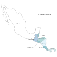 Central America Map