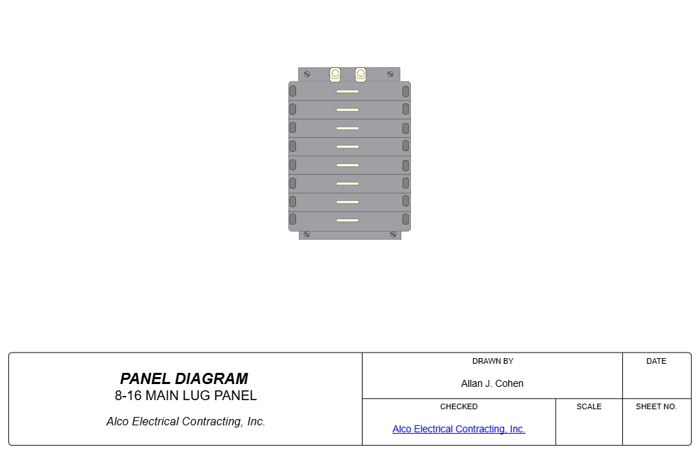 Example Image: Circuit Panel - Lug