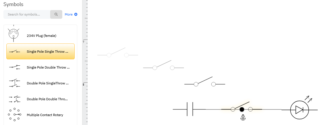 Add electrical symbols