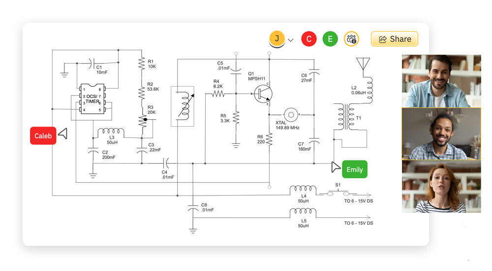 Colaborate on Wiring Diagrams