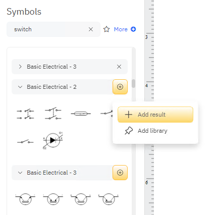 Search for more symbols