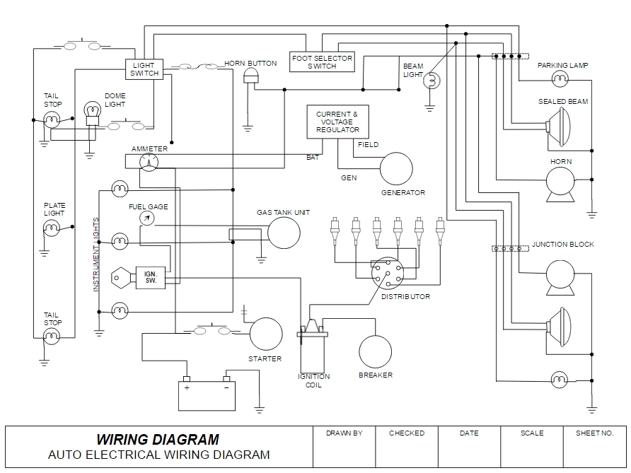 Circuit diagram example