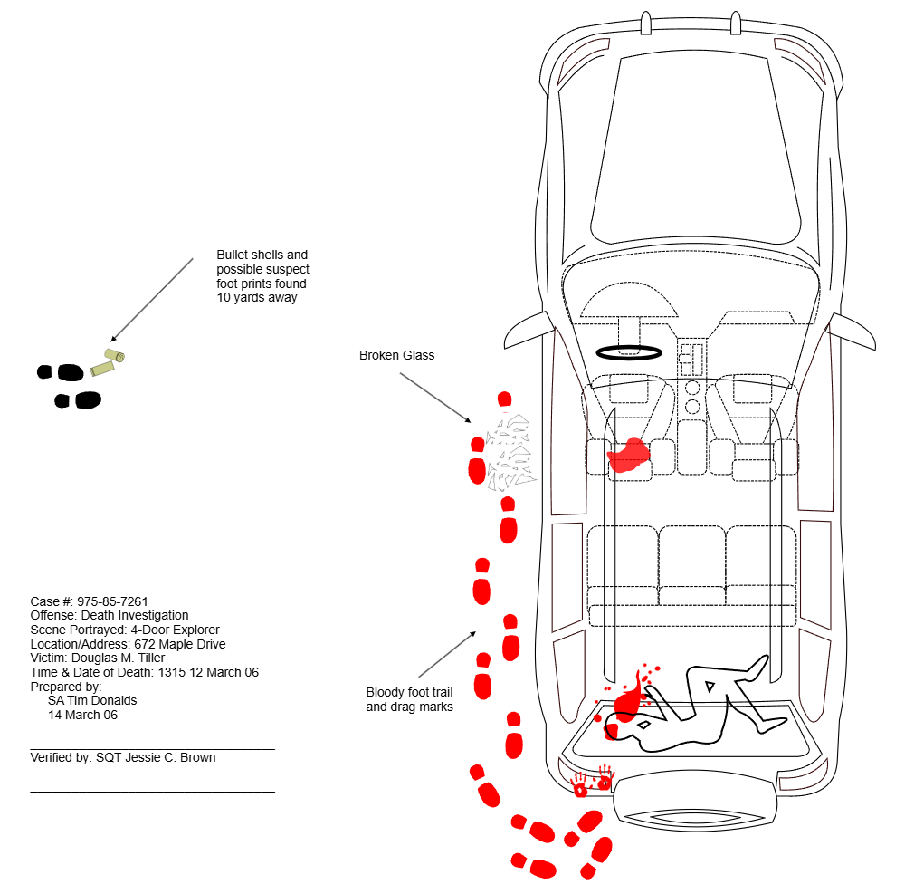 Example Image: Murder Crime Scene