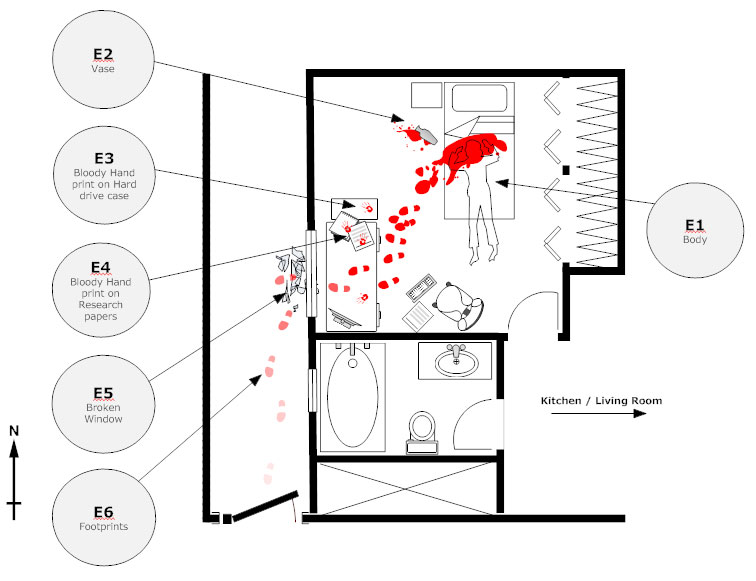 crime scene example