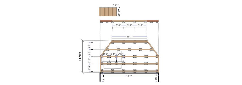 Example Image: Deck Framing Plan
