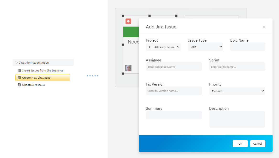 Create new Jira issue