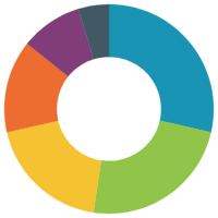 6-Piece Donut Diagram (Fractional)
