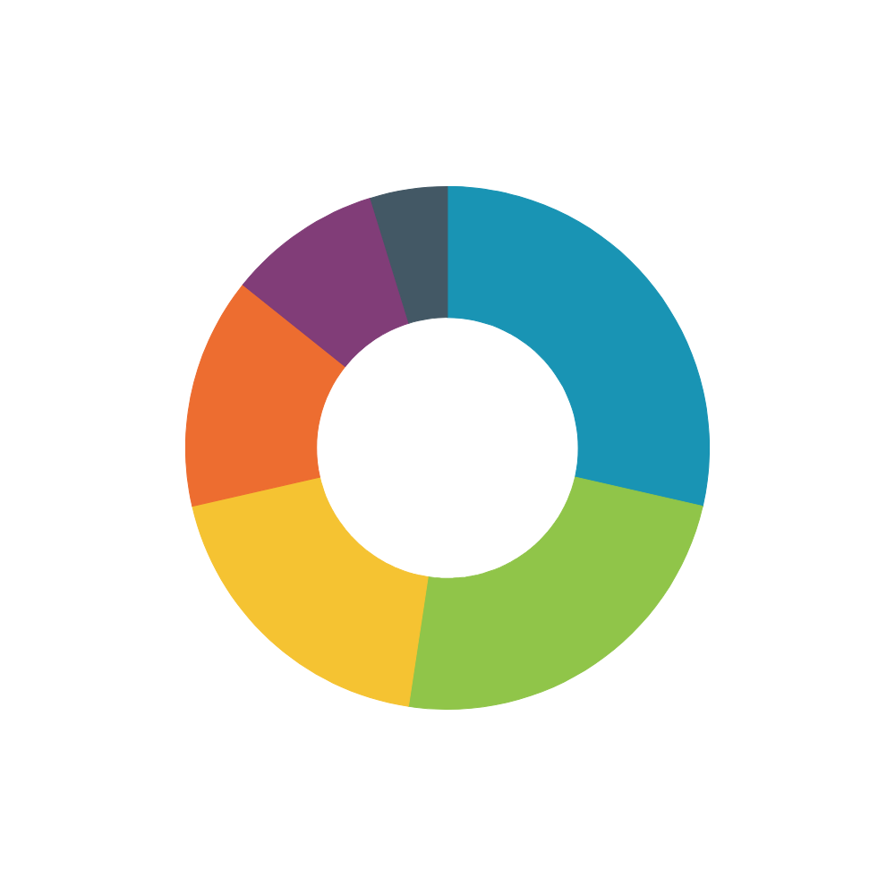 Example Image: 6-Piece Donut Diagram (Fractional)