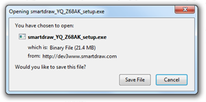 Firefox download prompt