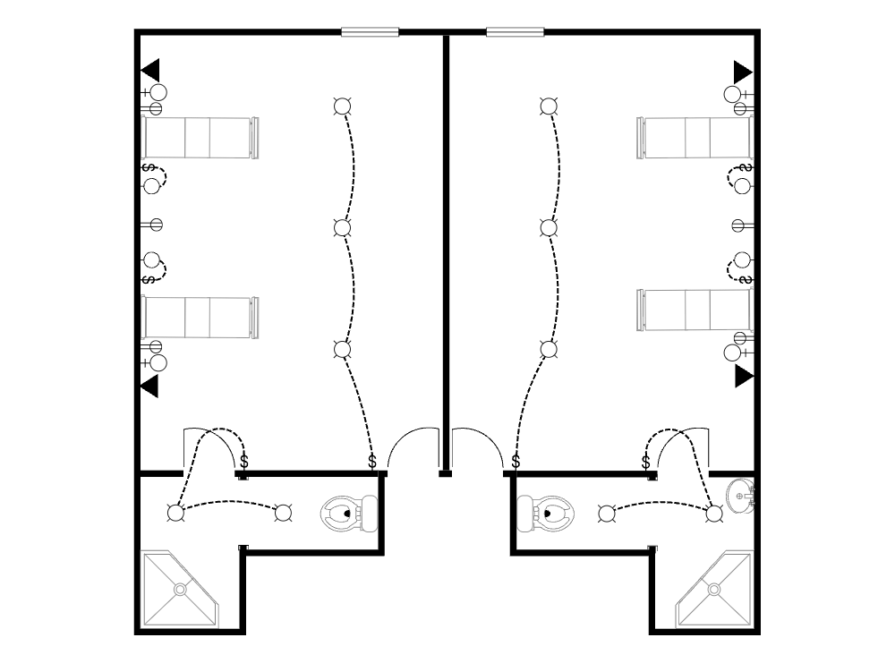 Example Image: Electrical Plan - Patient Room