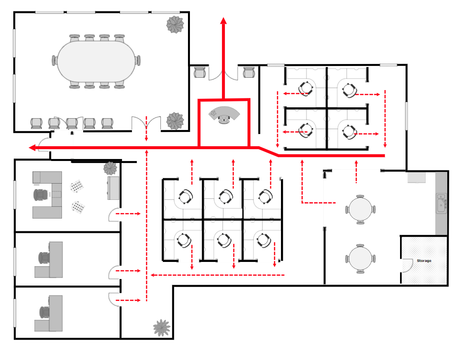 evacuation plan example