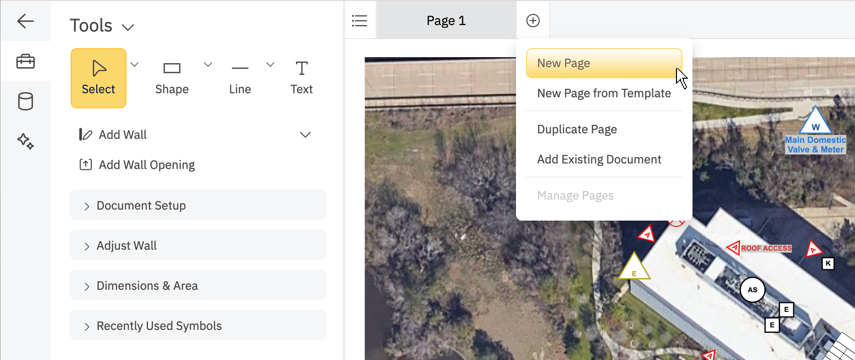 Add new page to fire pre-plan
