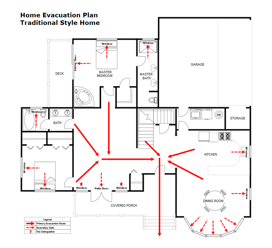 Home fire escape plan