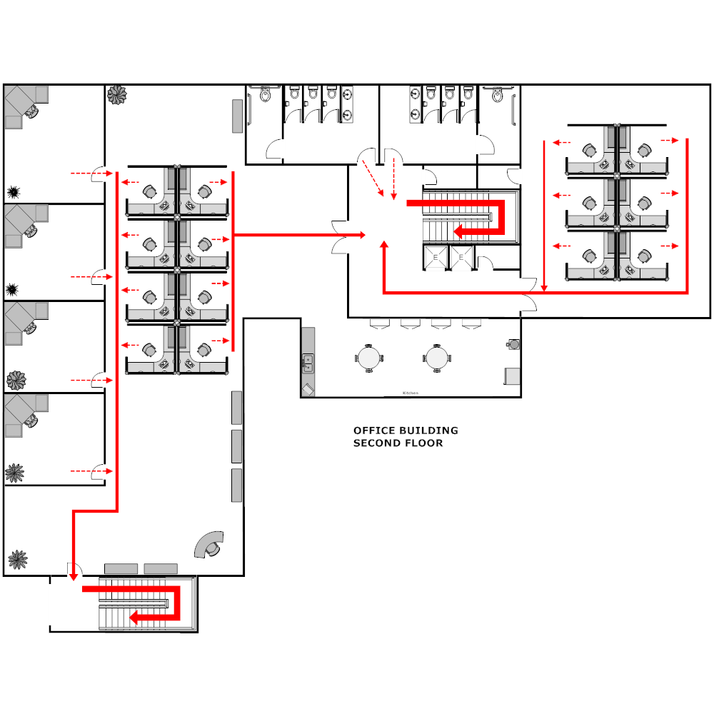 Example Image: Building Evacuation Plan - 2