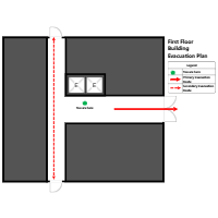 Building - First Floor Elevator Plan