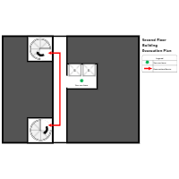 Building - Second Floor Elevator Plan