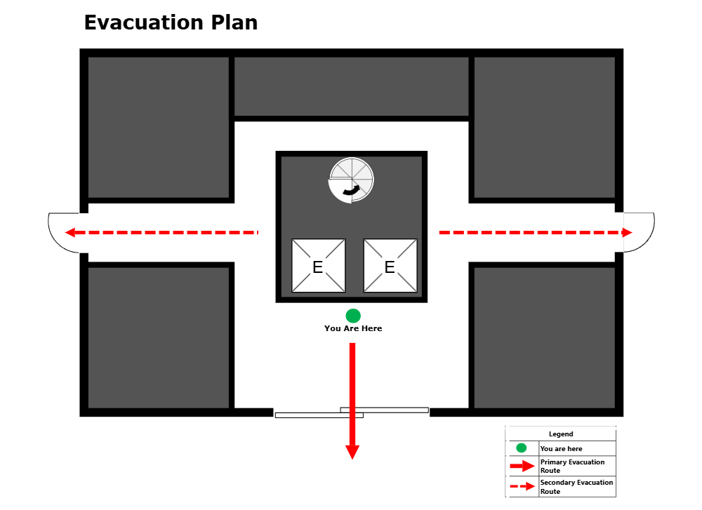 Example Image: Elevator Evacuation Plan - 2