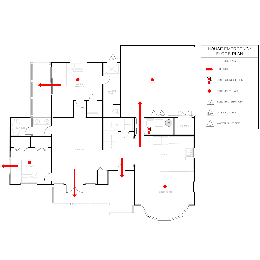 Example Image: Emergency House Layout