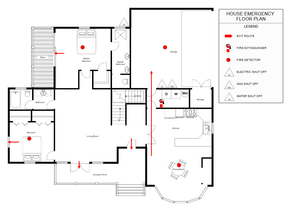 Example Image: Emergency House Layout