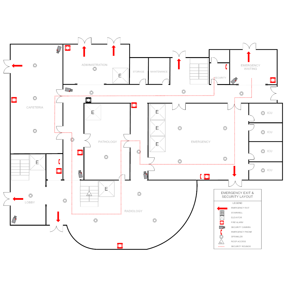 Example Image: Hospital Emergency Plan