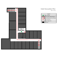 Hotel - Elevator Evacuation Plan