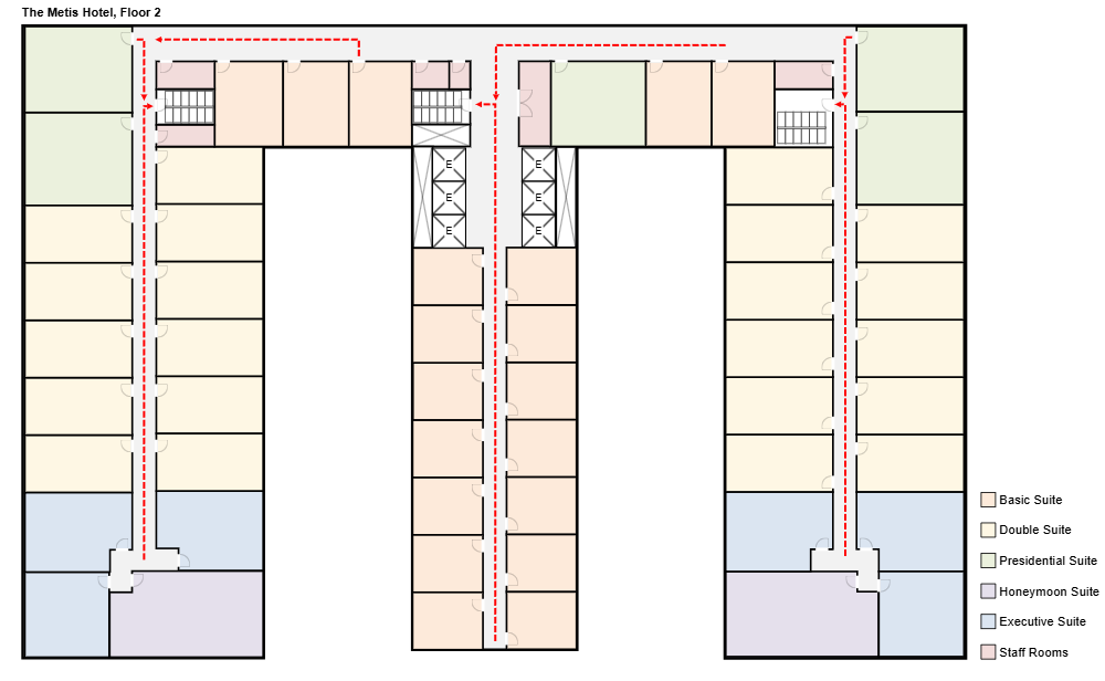 Example Image: Hotel Evacuation Plan
