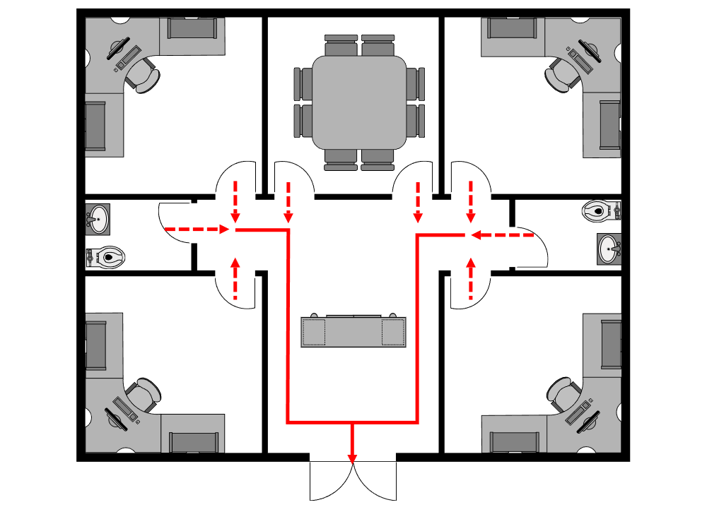 Example Image: Office Evacuation Plan - 3