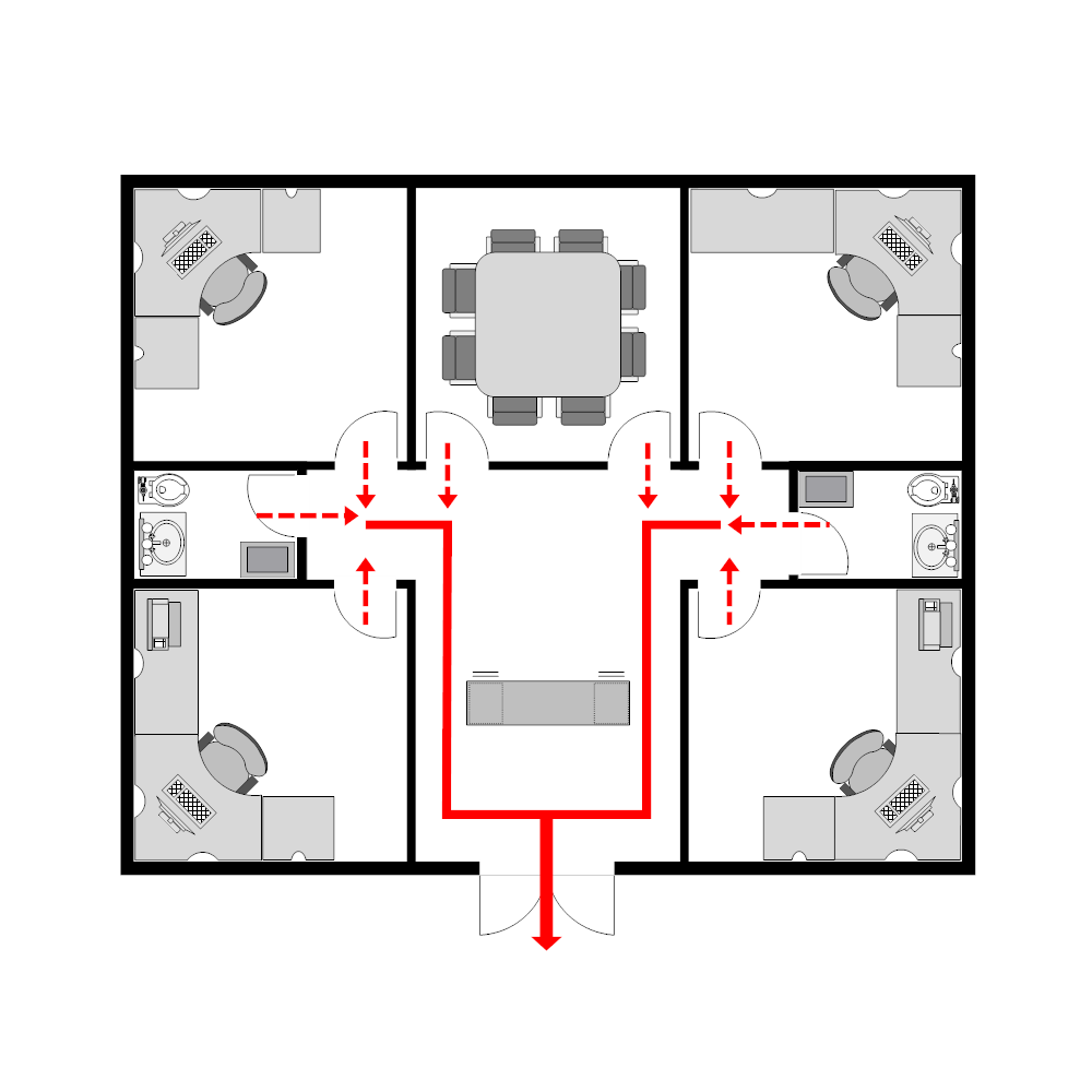 Example Image: Office Evacuation Plan - 3