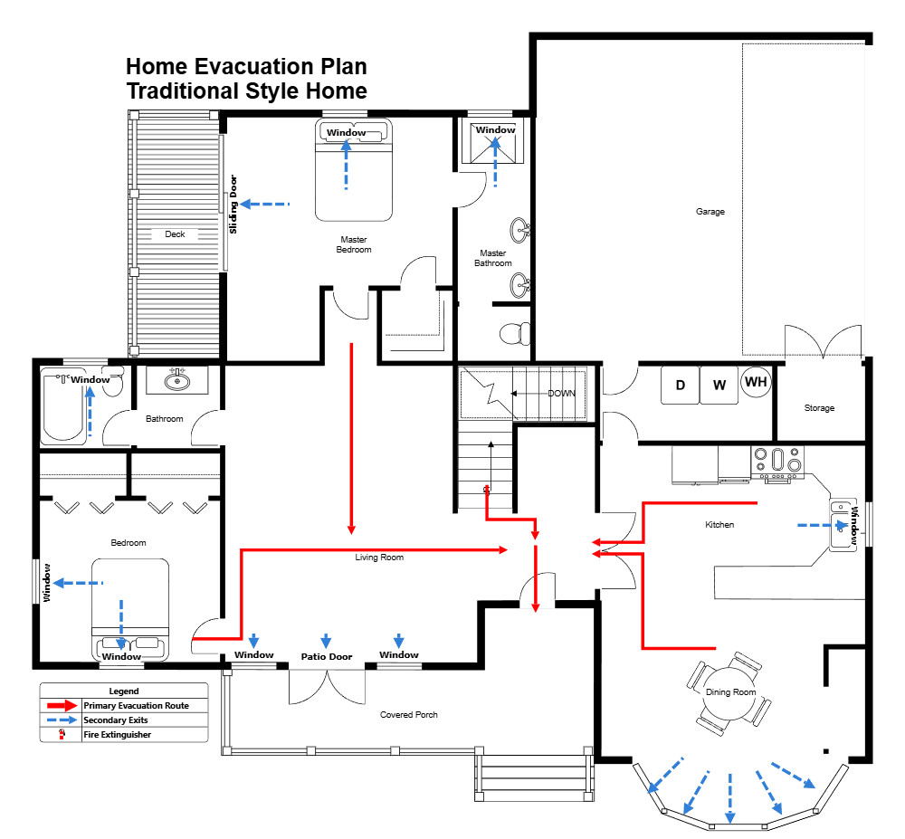 Example Image: Residential Evacuation Plan - 2
