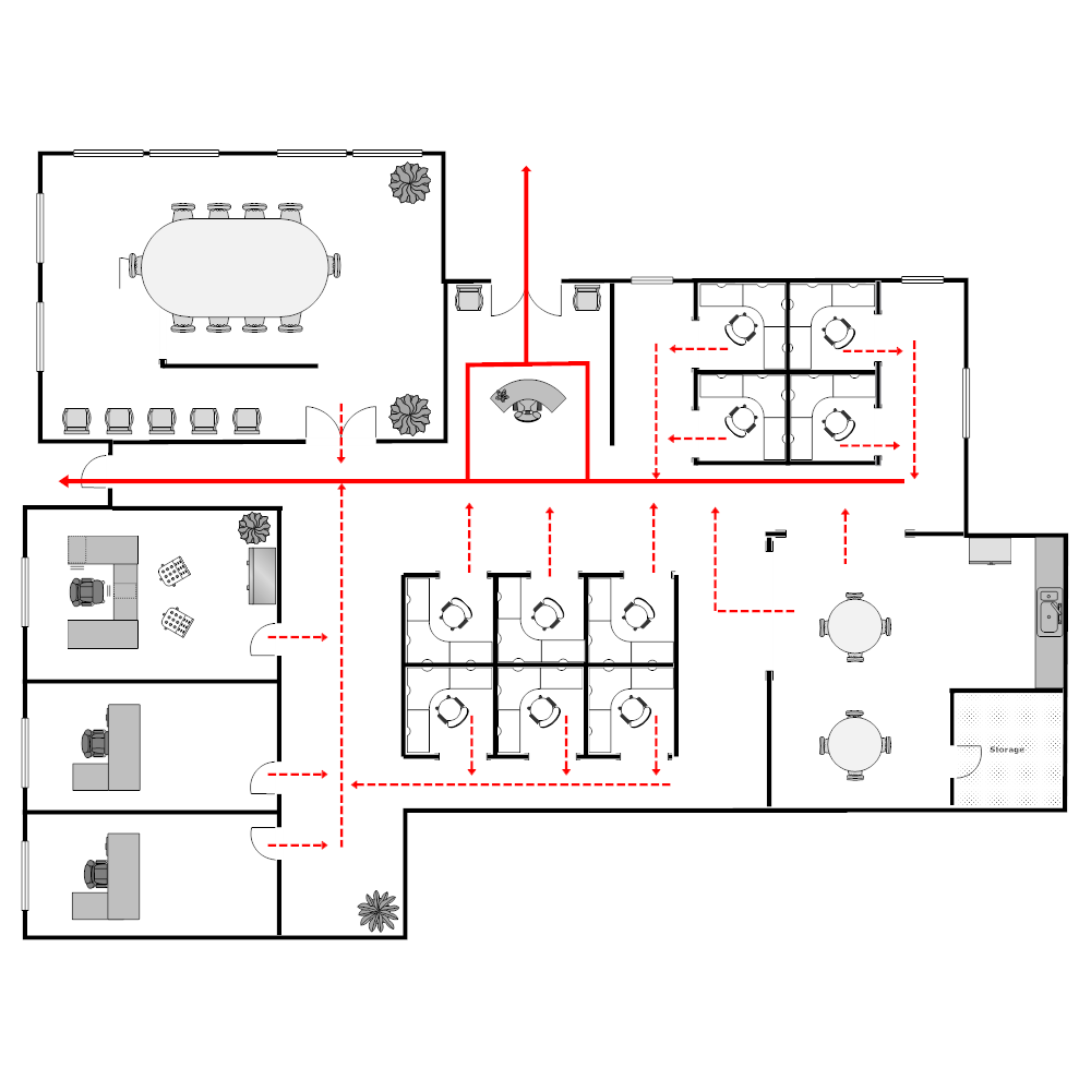 Example Image: Workplace Evacution Plan