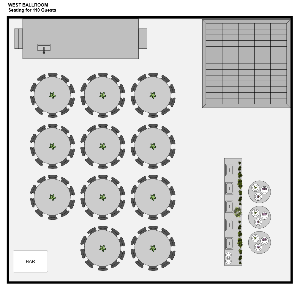 Example Image: Banquet Hall Layout